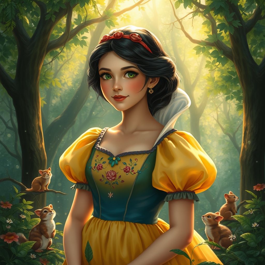 สโนว์ไวท์: การเติบโตในเรื่อง